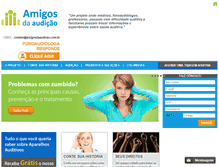 Tablet Screenshot of amigosdaaudicao.com.br